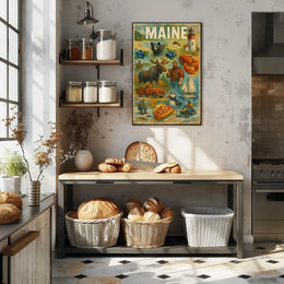 Discover Maine Poster