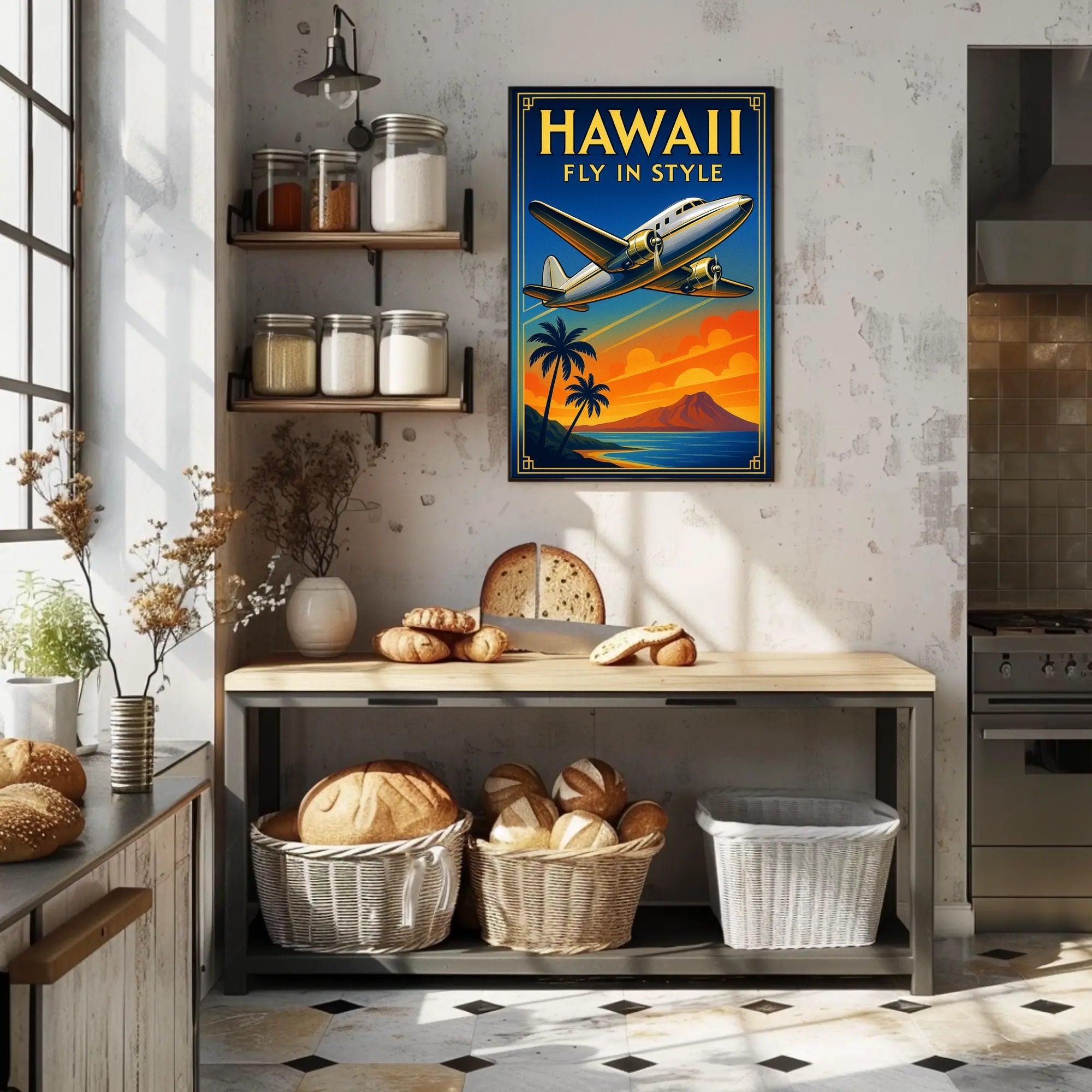 Hawaii Fly in Style Poster PosterGoat