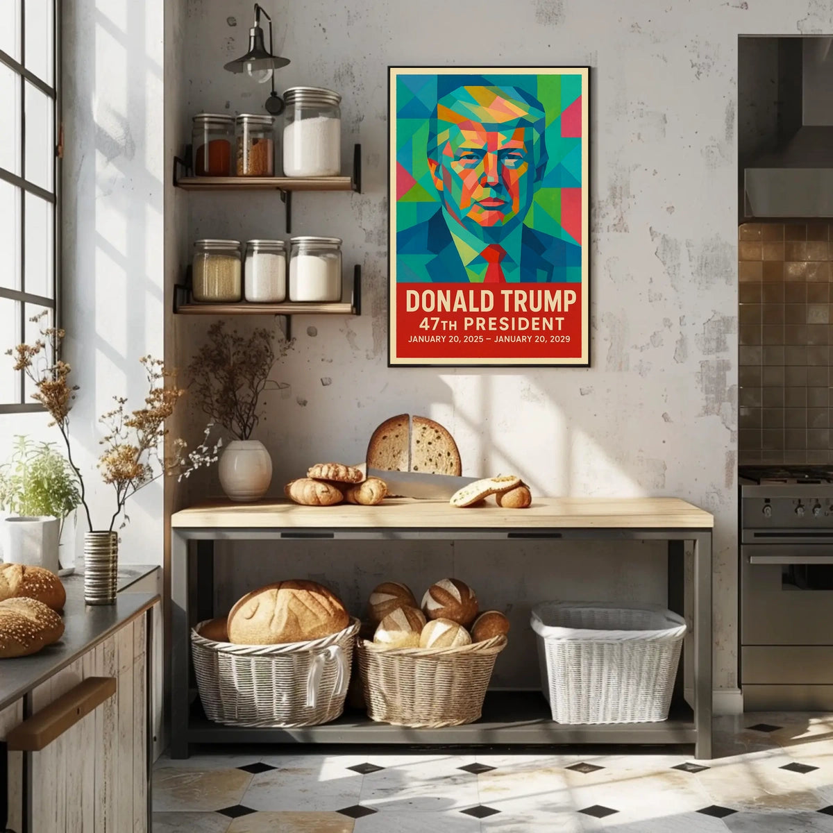 Donald Trump Vibrant Leadership Reimagined Poster