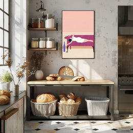 Reclined Elegance Poster