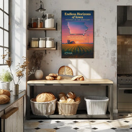 Endless Horizons of Iowa Poster