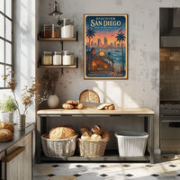 Discover San Diego Poster