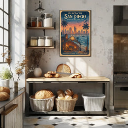 Discover San Diego Poster