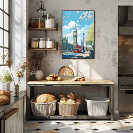 London In Springtime Poster