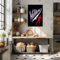 Devilish Vintage Mischief: Walden Theatrical Cultural Poster