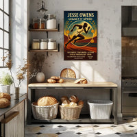 Jesse Owens 1936 Olympics Inspirational Poster Print