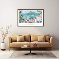 Scenic View of Palermo Poster