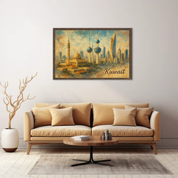Kuwait Cityscape Poster