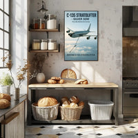 C-135 Stratolifter Silver Sow Poster PosterGoat