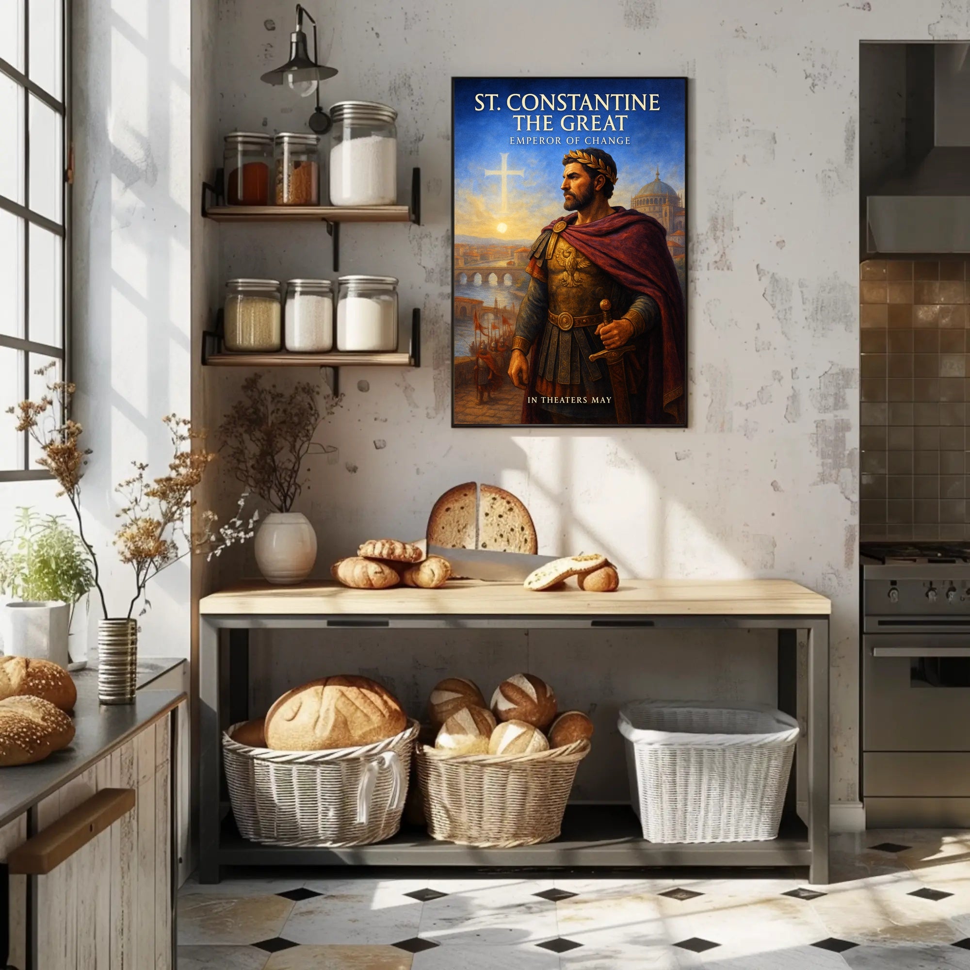 St. Constantine the Great Emperor of Change Poster PosterGoat