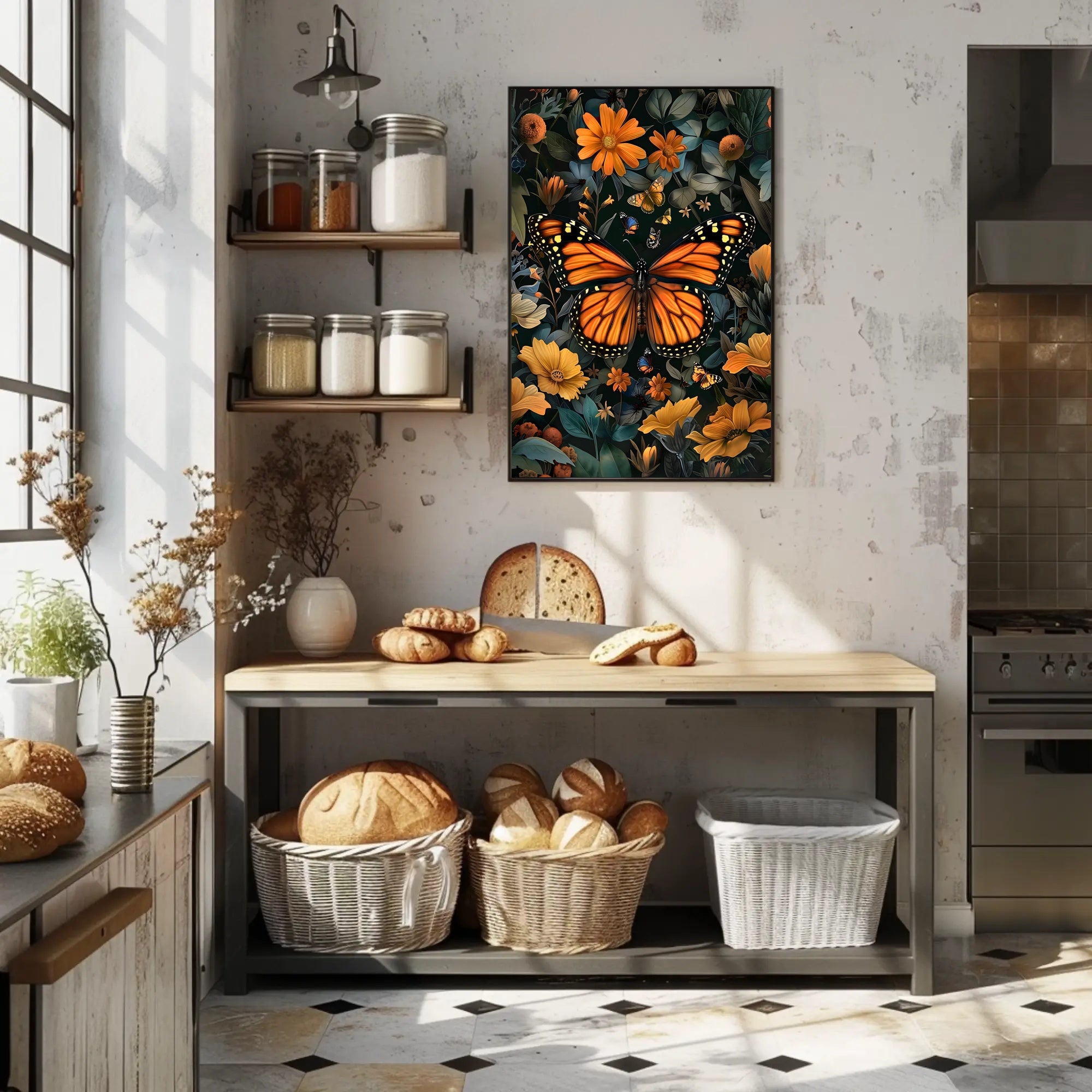 Vibrant Nature Symphony Wall Art Print