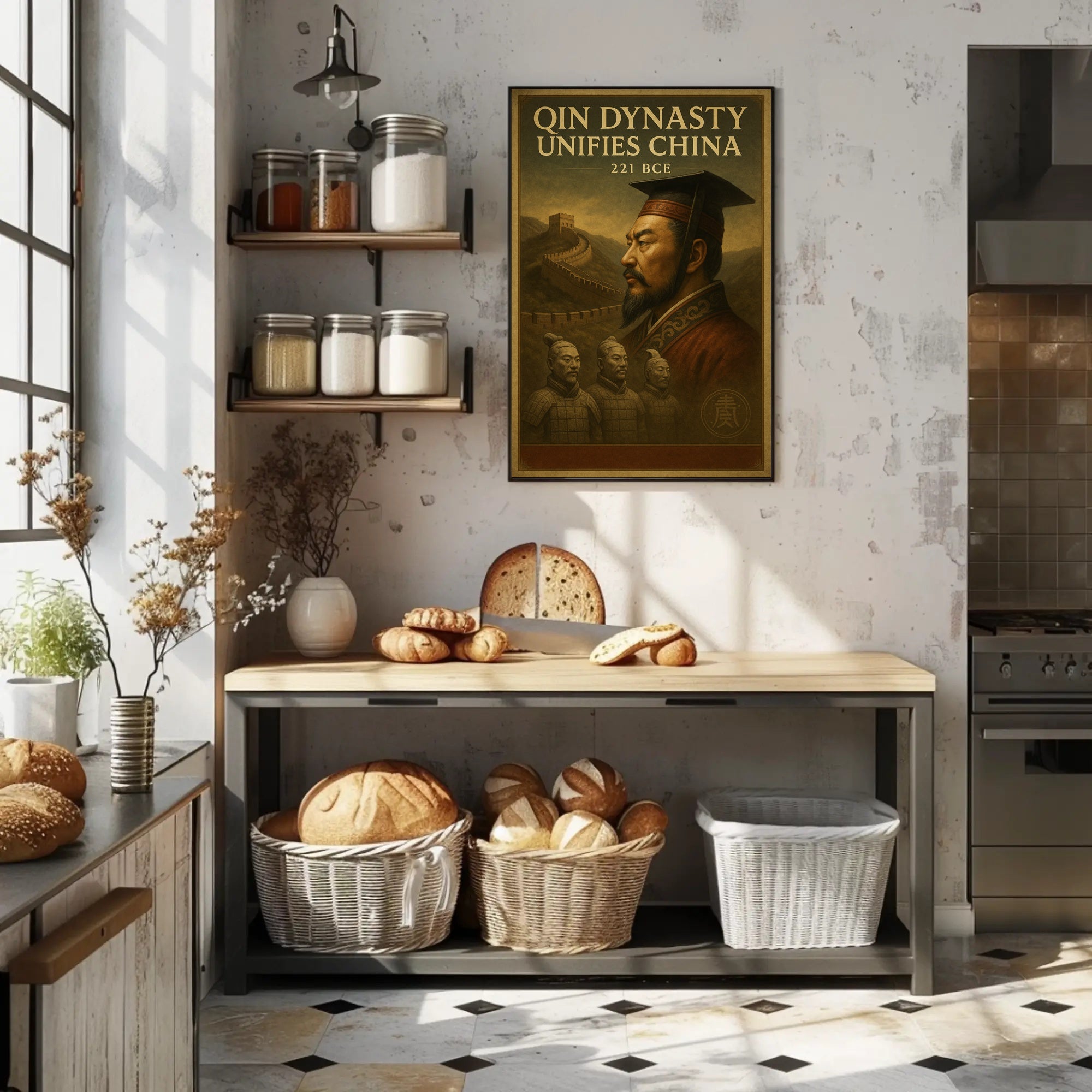 Qin Dynasty Unifies China Poster PosterGoat