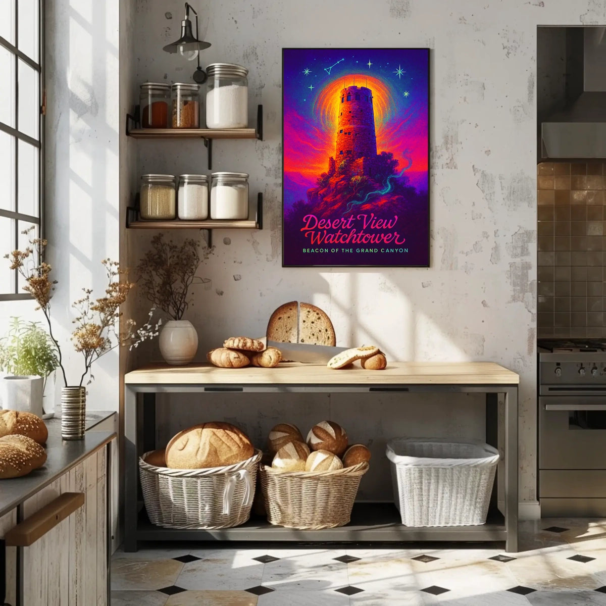 Desert View Watchtower Beacon of the Grand Canyon Poster