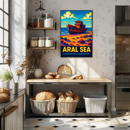 Aral Sea Kazakhstan-Uzbekistan Poster