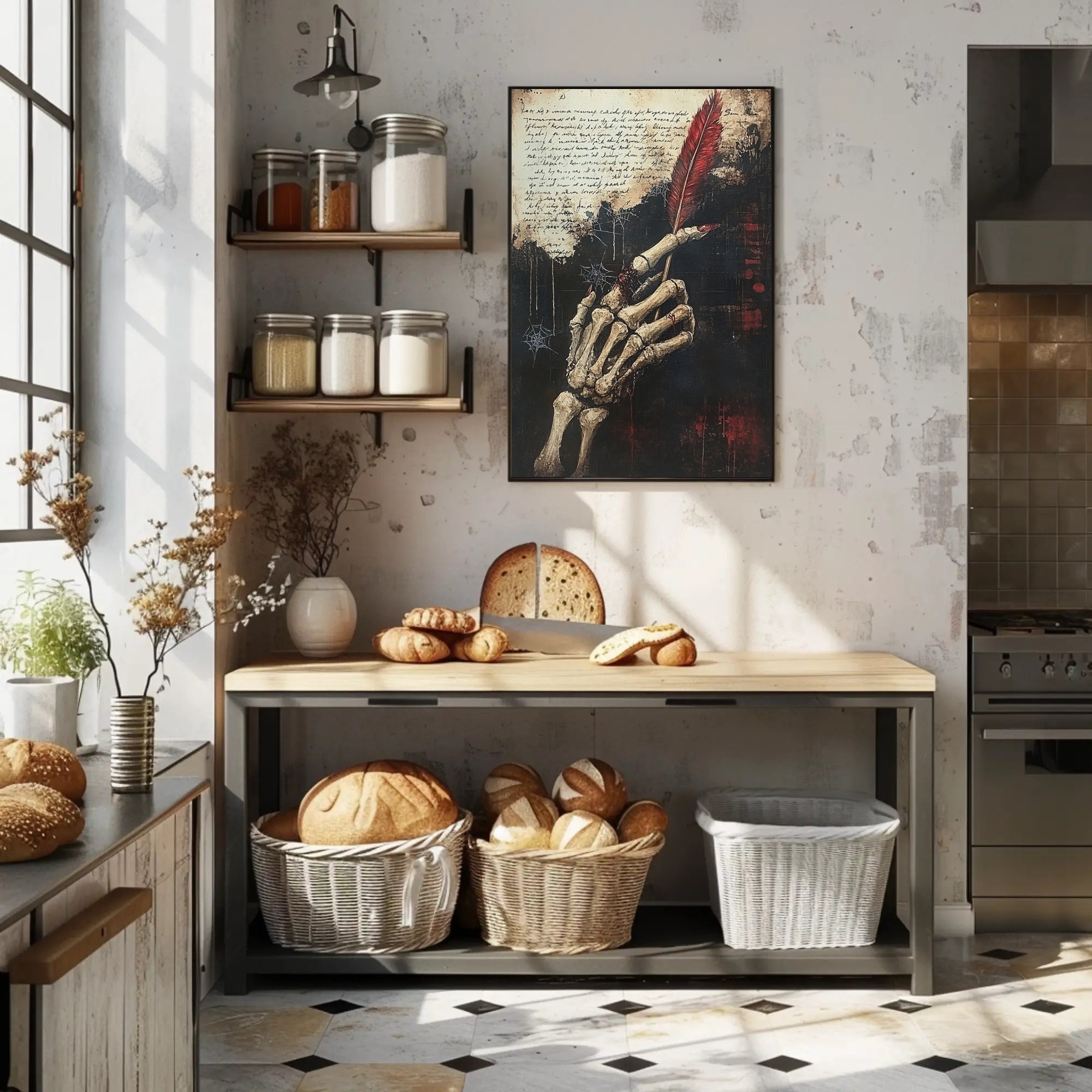 SkeletonS Quill Poster