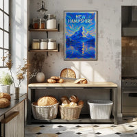 New Hampshire Mountain Landscape Poster