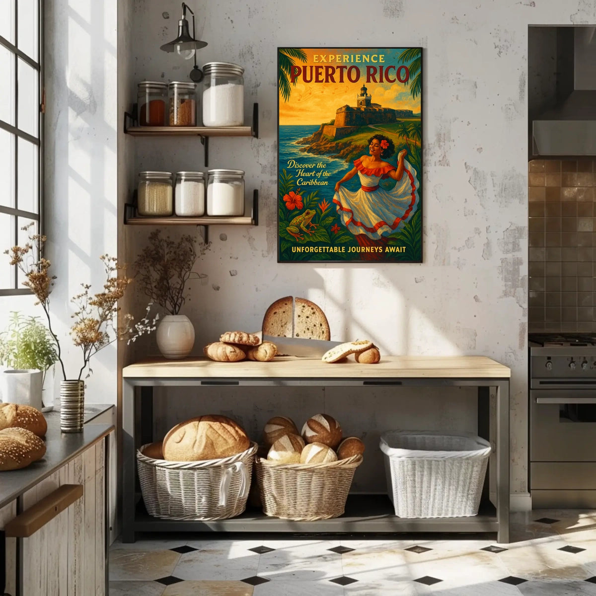 Experience Puerto Rico Discover the Heart of the Caribbean Poster
