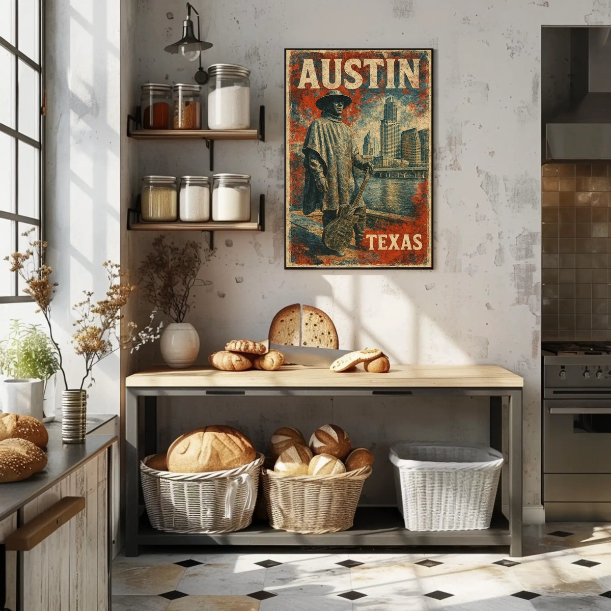 Austin Skyline Tribute Wanderlust Photography Poster