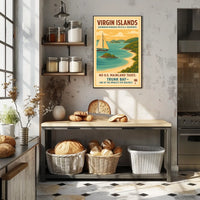 Virgin Islands Caribbean Paradise Poster