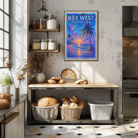 Key West, Florida Sunset Poster