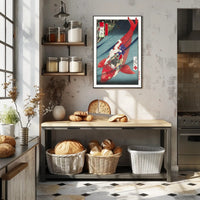 Vibrant Koi Ride Poster