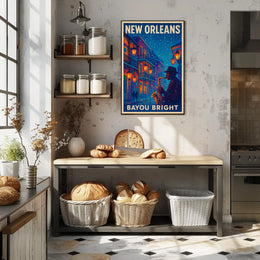 New Orleans Bayou Bright Poster