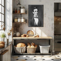Abraham Lincoln Top Hat Desk Poster Historical Artwork PosterGoat