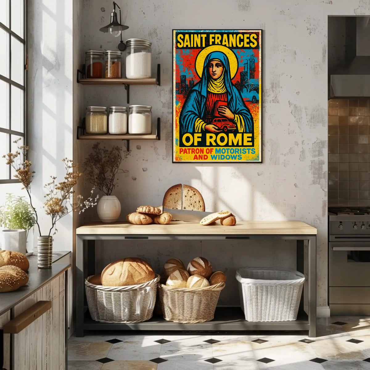 Saint Frances Of Rome Patron Of Poster