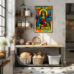 Saint Frances Of Rome Patron Of Poster
