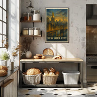 New York City Skyline Poster