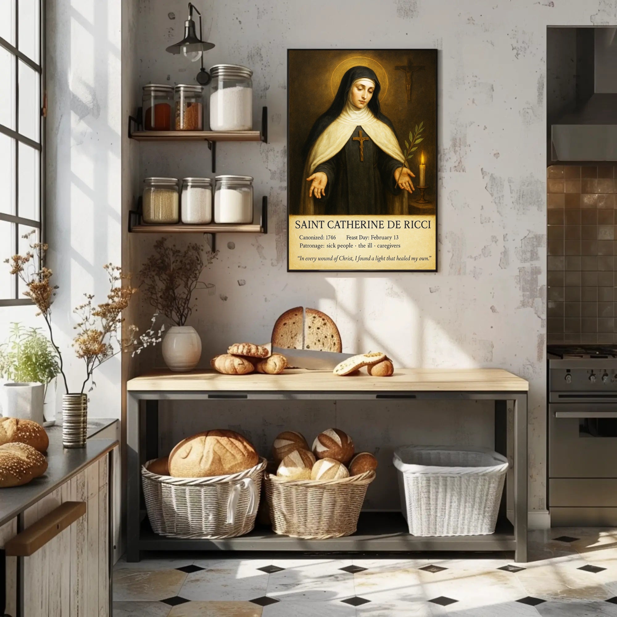 Saint Catherine de Ricci Poster PosterGoat