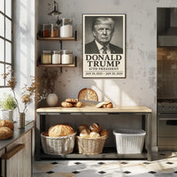 Trump 47th President Scenic Patriotic Decor Poster