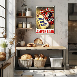 5th War Loan Campaign Art Print for Unique Decor PosterGoat