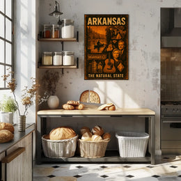 Arkansas The Natural State Poster