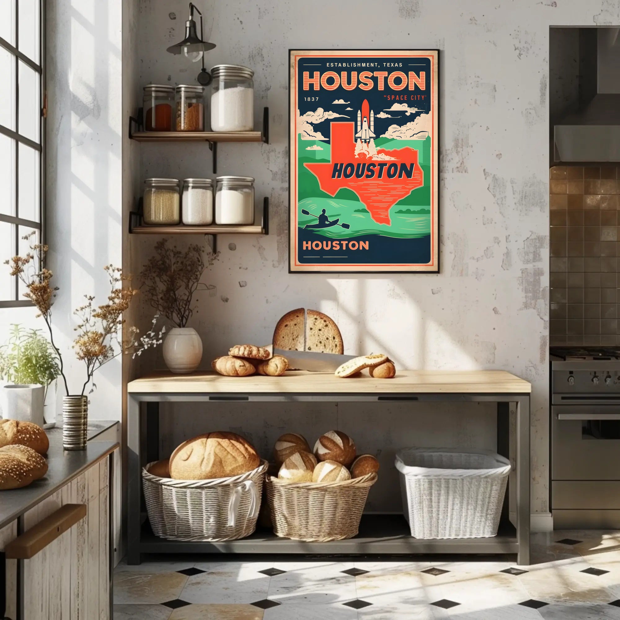 Houston: Space City Poster