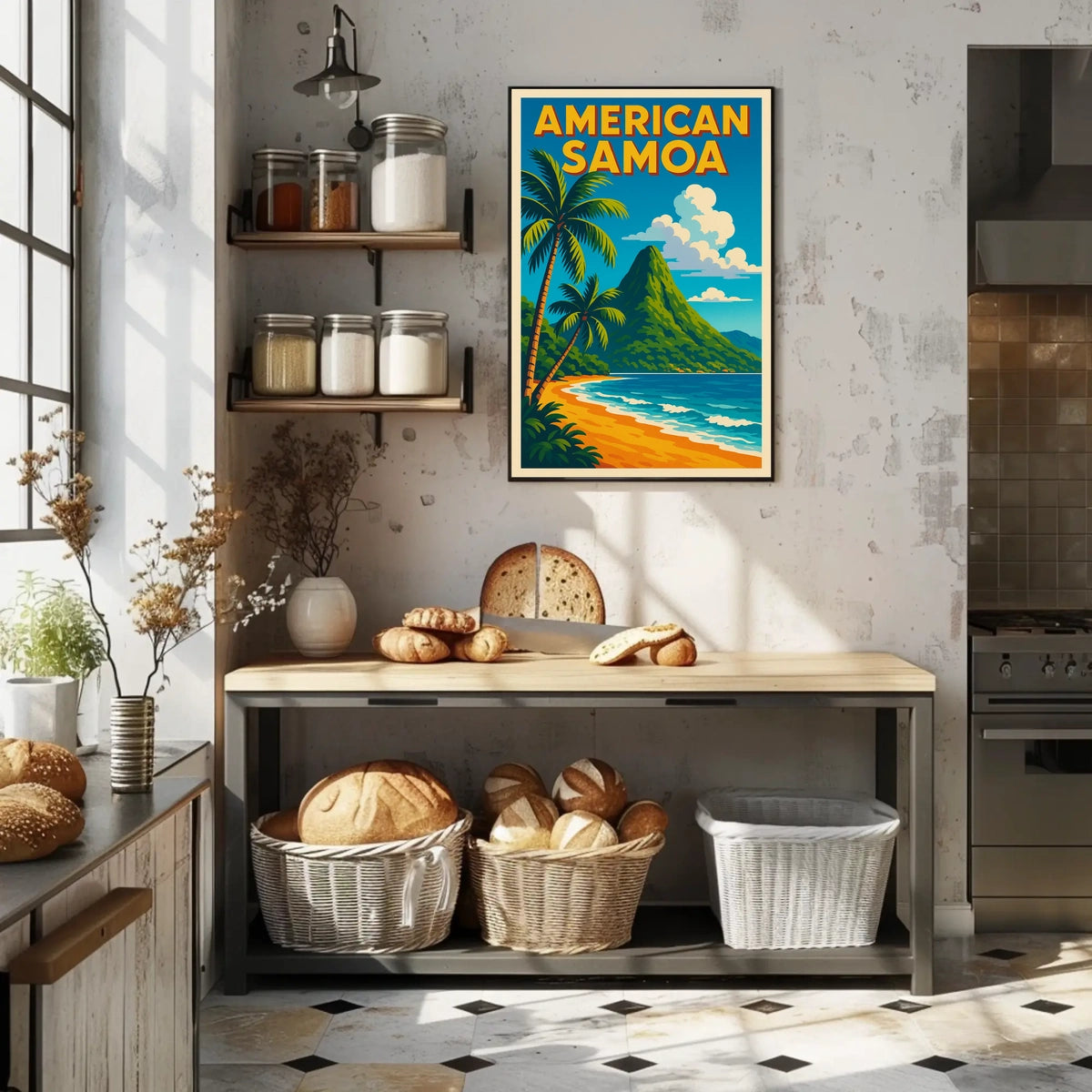 American Samoa Paradise Poster