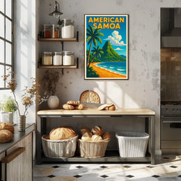 American Samoa Paradise Poster