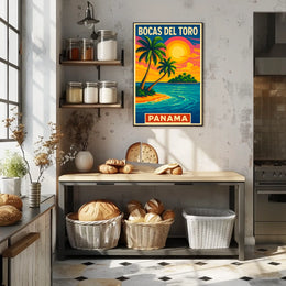 Bocas Del Toro Tropical Paradise Poster