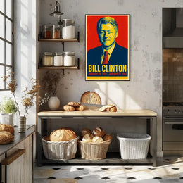 Bill Clinton Presidential Tenure Poster