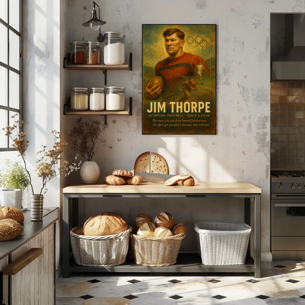 Jim Thorpe Legendary Athlete Jim Thorpe Poster