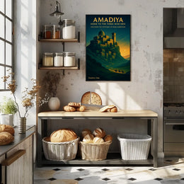 Amadiya Home to the Three Wise Men Poster