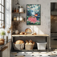 summer barbecue scene Poster