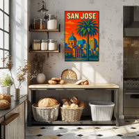San Jose Cityscape Poster