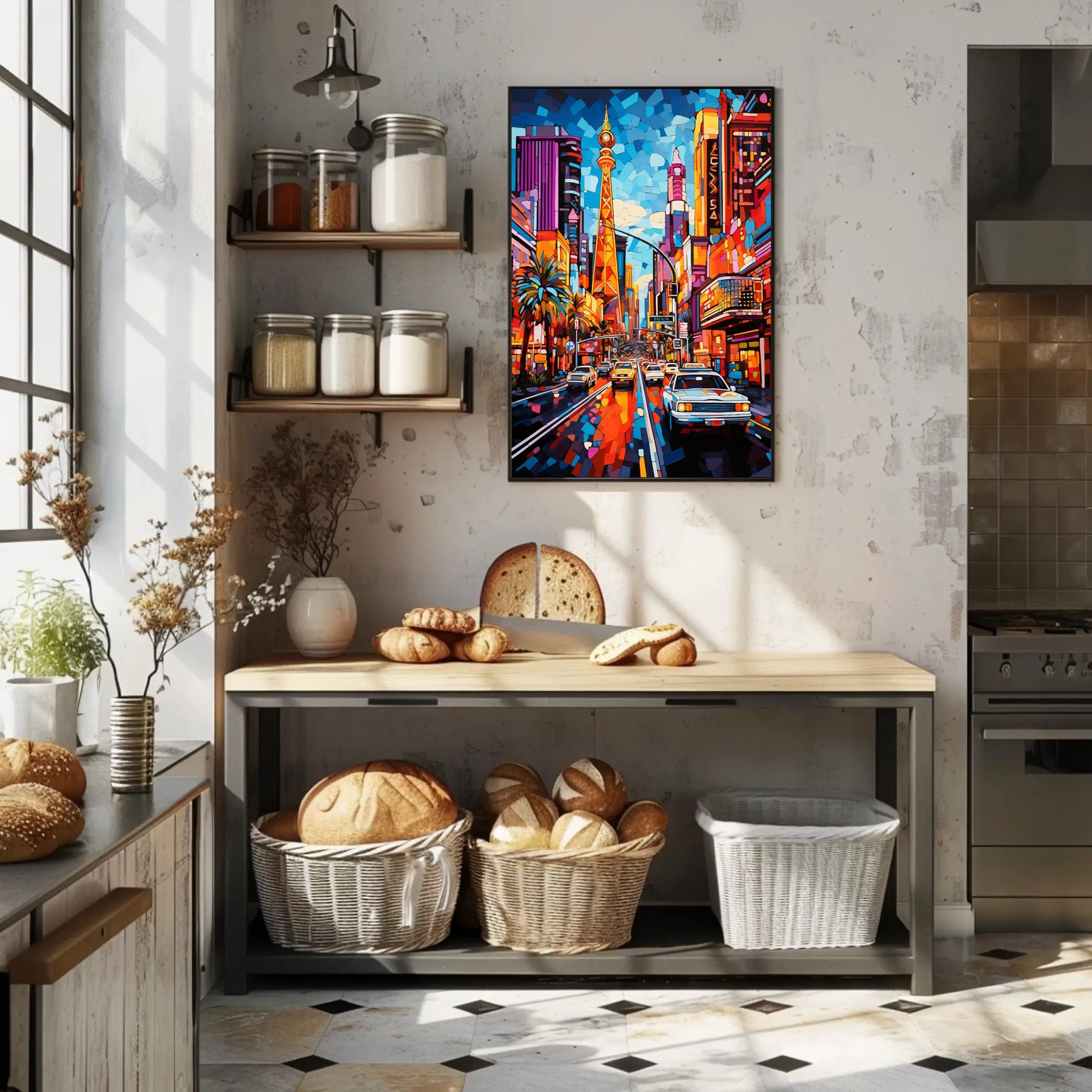 Vibrant Cityscape Poster