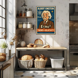 Albert Einstein Theory Of Relativity Poster