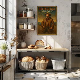 Vintage Western Showman: Cultural Heritage Poster