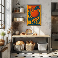 Georgia Peach Poster