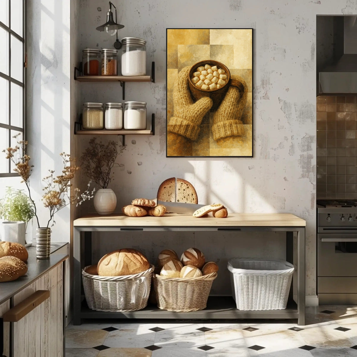 Cozy Winter Warmth Poster