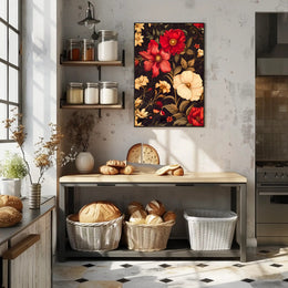 Floral Elegance Wall Art Print for Home Decor