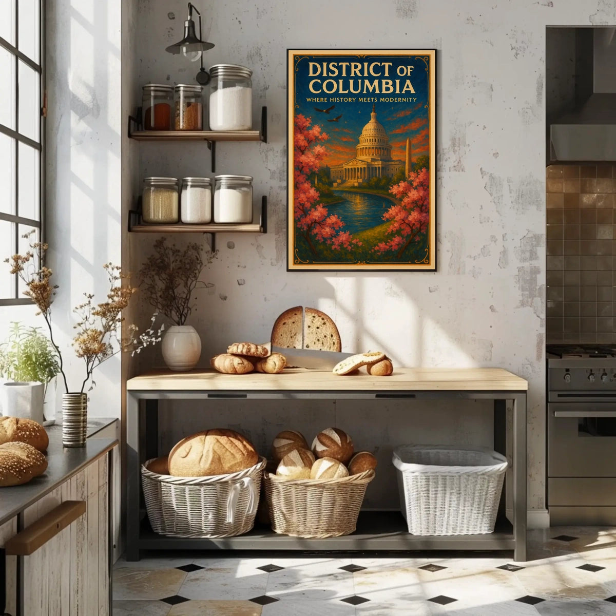 District Of Columbia Poster For History Lovers Modernity